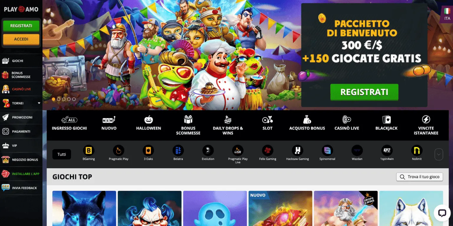 Pagina iniziale Playamo casino internazionale